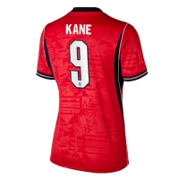 Camiseta Inglaterra Harry Kane #9 Segunda Equipación Replica Mundial 2026 para mujer mangas cortas